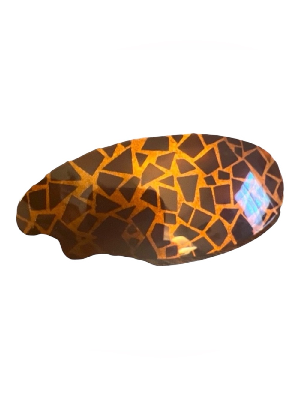 1980’s Vintage Animal Print French Bar Barrette, French Hair Clip